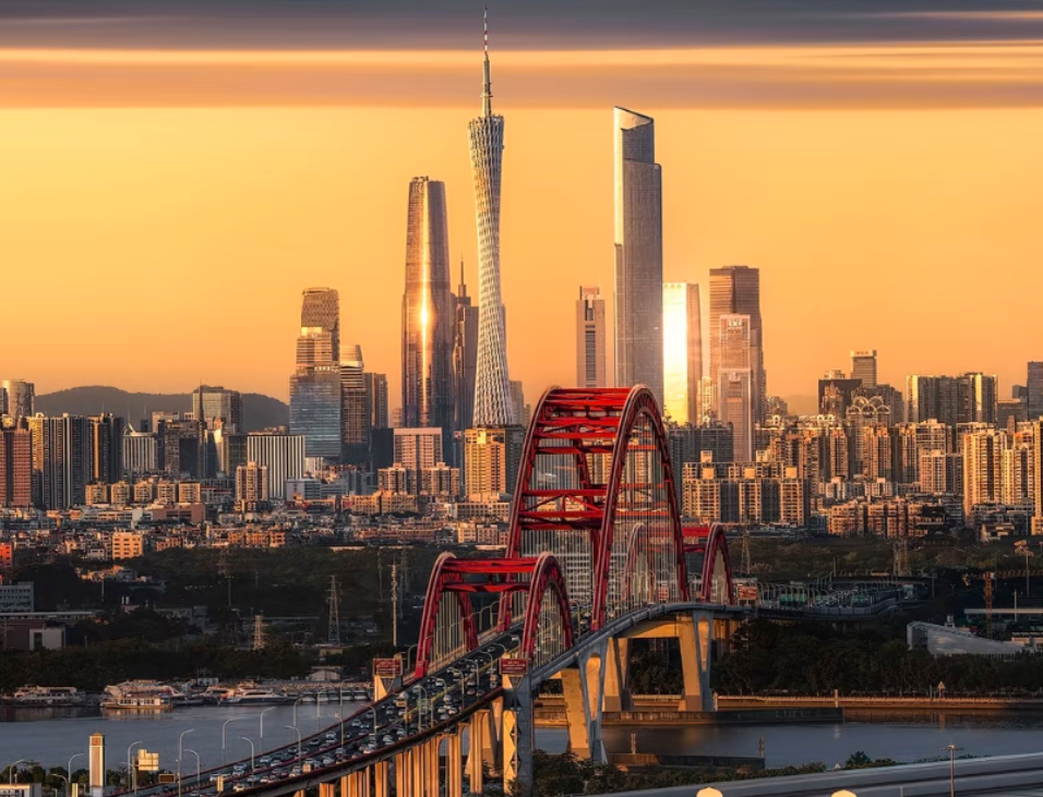 Guangzhou Zhujiang New Town CBD Skyline
